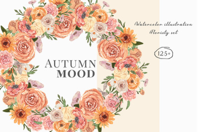 AUTUMN MOOD flower collection png