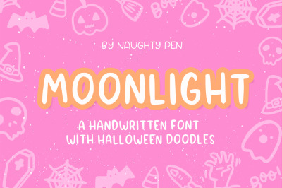 Moonlight Halloween Doodle Font