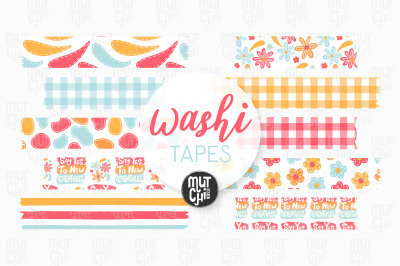 New Adventures Colorful Washi Tapes