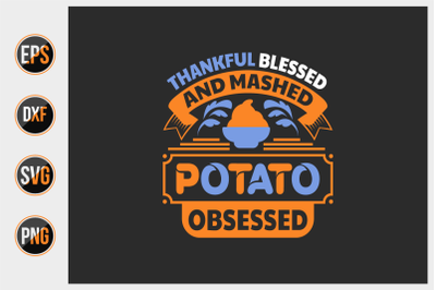 Thanksgiving typographic quotes design.