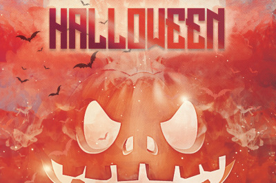Halloween Colors Flyer Template
