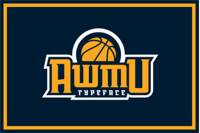 Awmu - a Sport Typeface