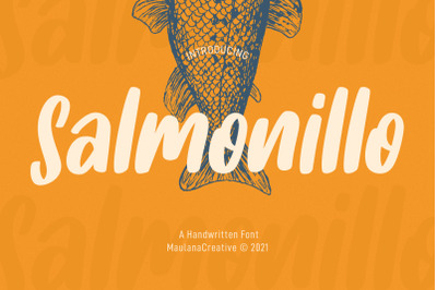 Salmonillo Handwritten Font