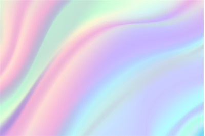 Iridescent foil background. Beautiful holographic texture, rainbow gra