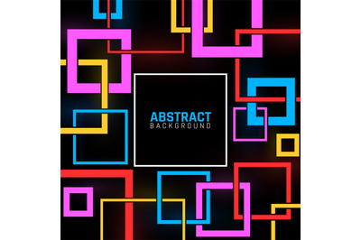 Geometric shapes poster. Abstract modern business template, colorful s