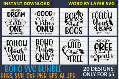 Boho SVG bundle&2C; boho rainbow svg&2C; hippie life svg&2C; moon svg&2C; hippie s