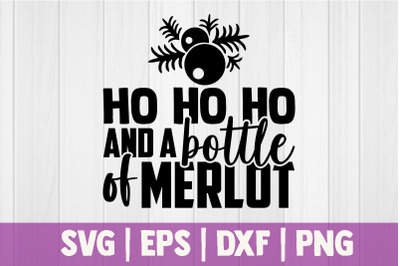 Ho ho ho and a bottle of merlot