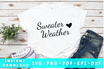 Sweater Weather SVG