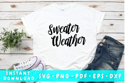 Sweater Weather SVG Cut File