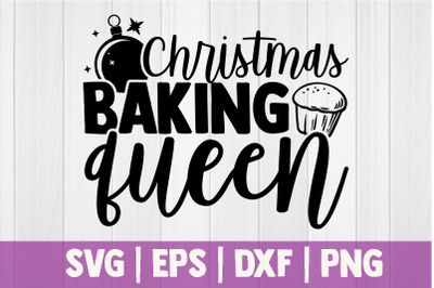Christmas baking queen