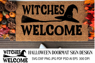 Halloween Doormat SVG Sign. Halloween Doormat Farm Sign.