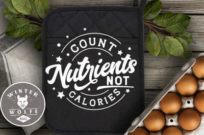 Count nutrients not calories SVG EPS DXF PNG