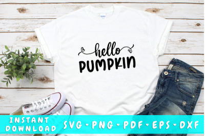 Hello Pumpkin SVG