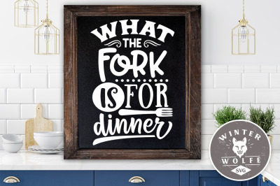What the fork is for dinner SVG EPS DXF PNG