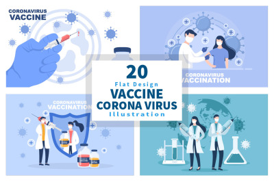 20 Coronavirus Vaccination Vector