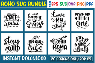 Boho SVG Bundle vol.2