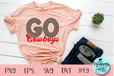 Go cowboys svg, sports svg