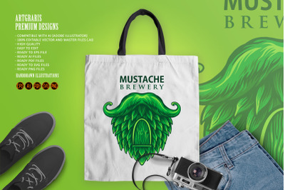 Brewery Mustache Productions Logo