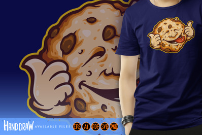 Cookie Biscuit Delicious Cartoon Mascot