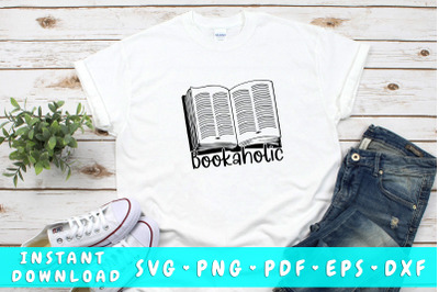 Bookaholic SVG