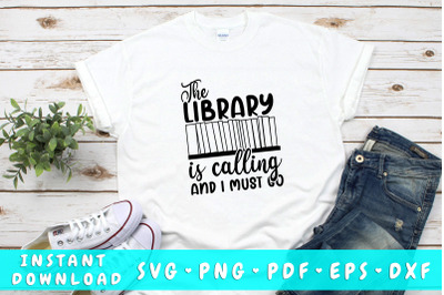 The Library Is Calling And I Must Go SVG