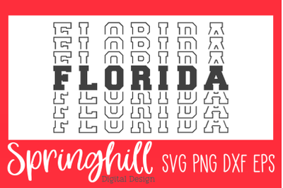 Florida T-Shirt SVG PNG DXF &amp; EPS Design Cutting Files