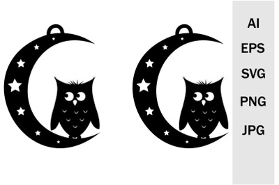 Earrings and pendants for Halloween, svg template