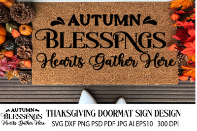Thanksgiving Doormat Quote SVG, Fall Quote SVG. Farm Sign.