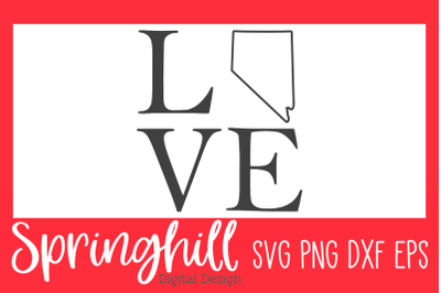 Love Nevada SVG PNG DXF &amp; EPS Design Cutting Files