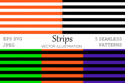 Strips pattern. Strips wallpaper. Halloween print. Strip SVG