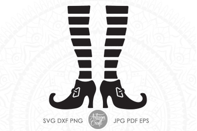 Witch legs SVG for Halloween Crafts