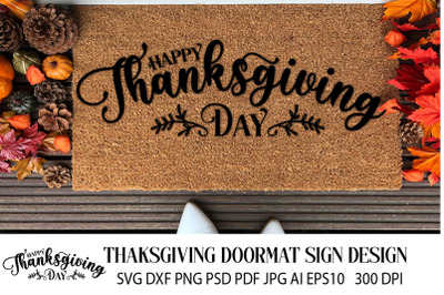 Thanksgiving Day SVG Doormat . Autumn Quote SVG. Farm Sign.