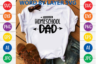 homeschool dad svg design