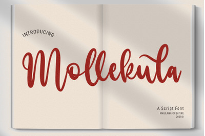 Mollekula Script Font