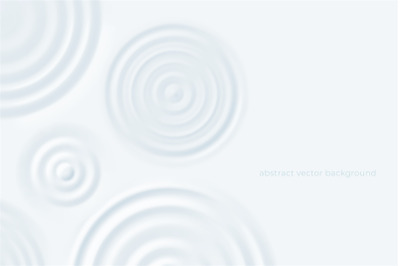 Ripple rounds background. Milk puddles surface, top view cosmetic crea