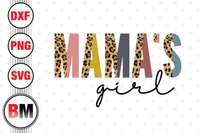 Mama&#039;s Girl Half Leopard PNG, JPG Files