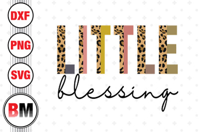 Little Blessing Half Leopard PNG&2C; JPG Files