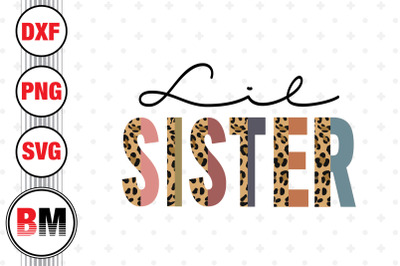 Lil Sister Half Leopard PNG, JPG Files