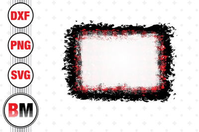 Distressed Rectangle Buffalo PNG, JPG Files