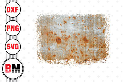 Distressed Rectangle Rusty Metal PNG, JPG Files