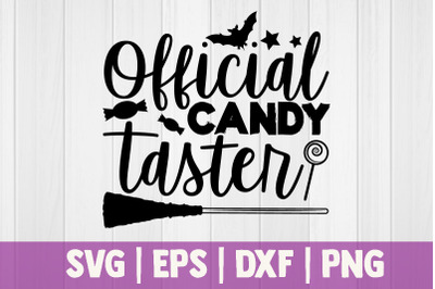 Official candy taster