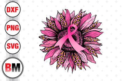 Sunflower Ribbon Cancer PNG Files