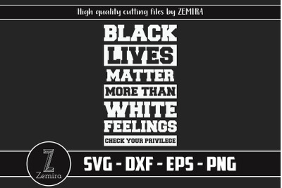 Black Lives Matter - White Feelings