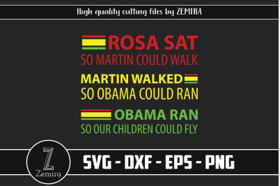 Rossa Sat-Martin Walked-Obama Ran