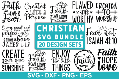 Christian SVG Bundle, Christian Quotes