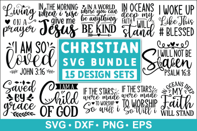 Christian SVG Bundle, Christian Quotes