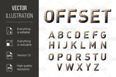 Offset Font