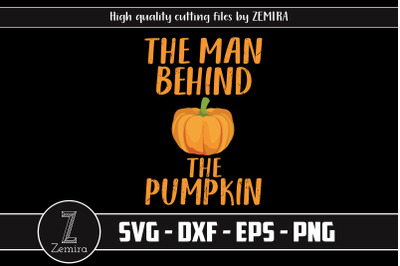 Halloween Pregnancy Man Pumpkin SVG