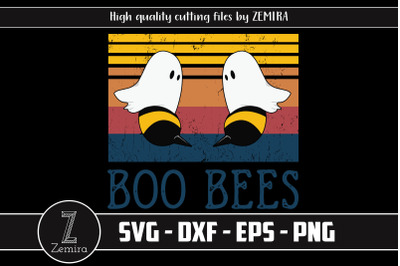 Boo Bees Women Boobs Retro Halloween SVG