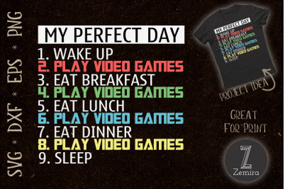 Perfect Day Routine Gamer